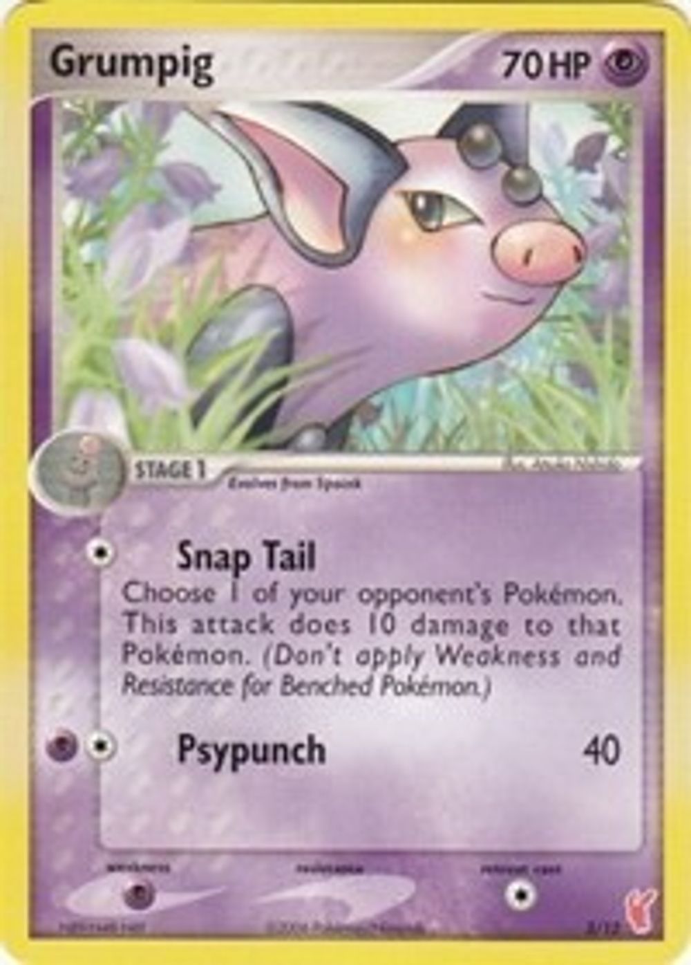 Grumpig — EX Trainer Kit 2: Plusle & Minun