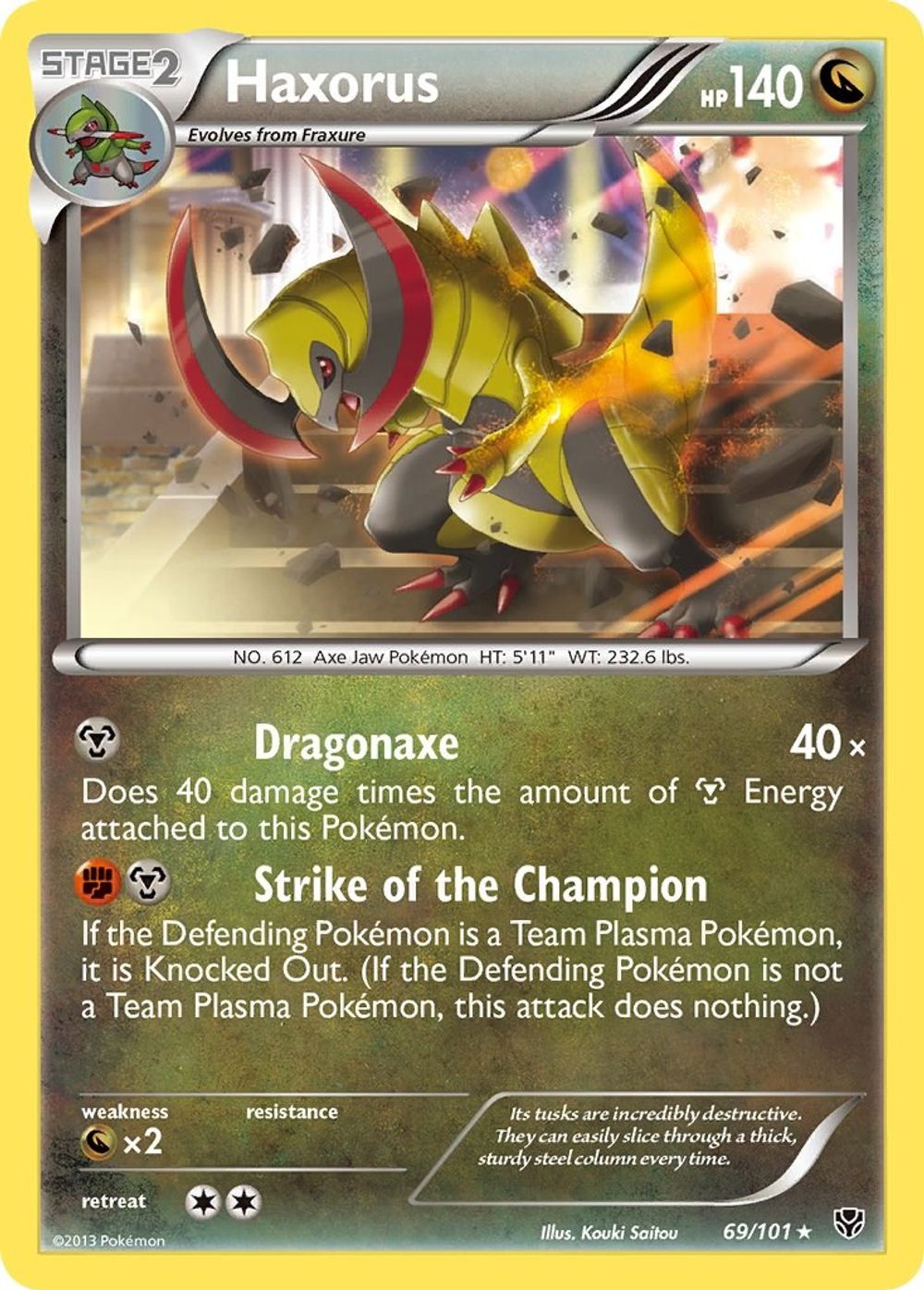 Haxorus — Plasma Blast