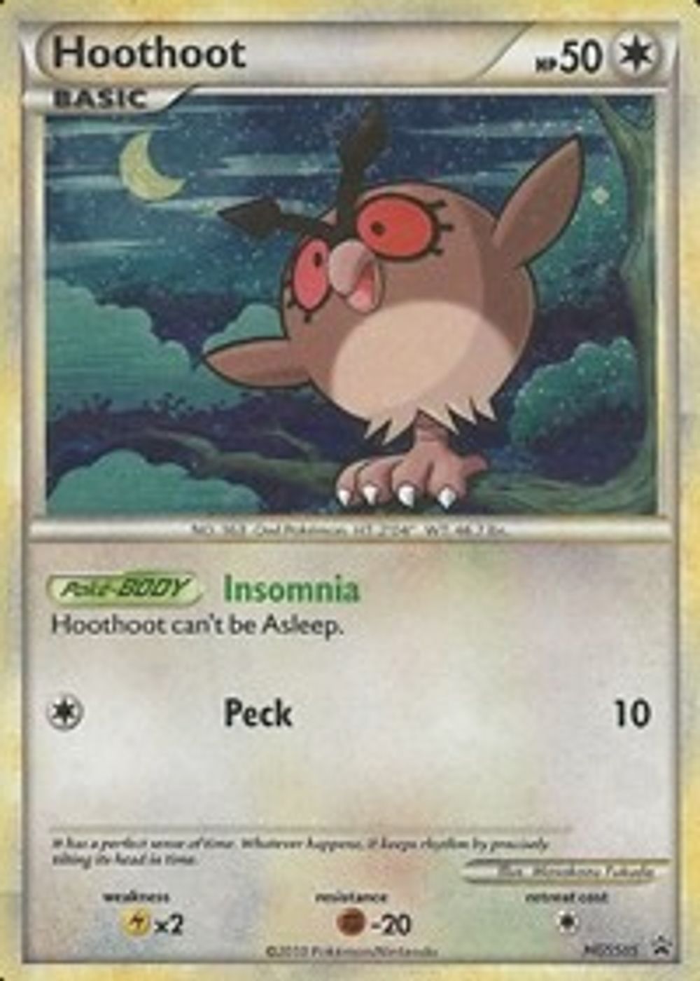 Hoothoot - HGSS05 — HGSS Promos