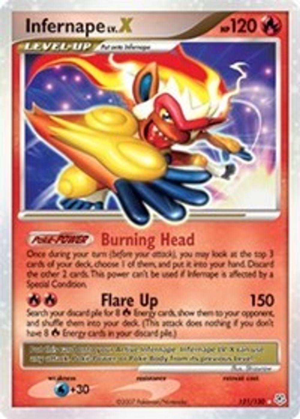 Infernape LV.X — Diamond and Pearl