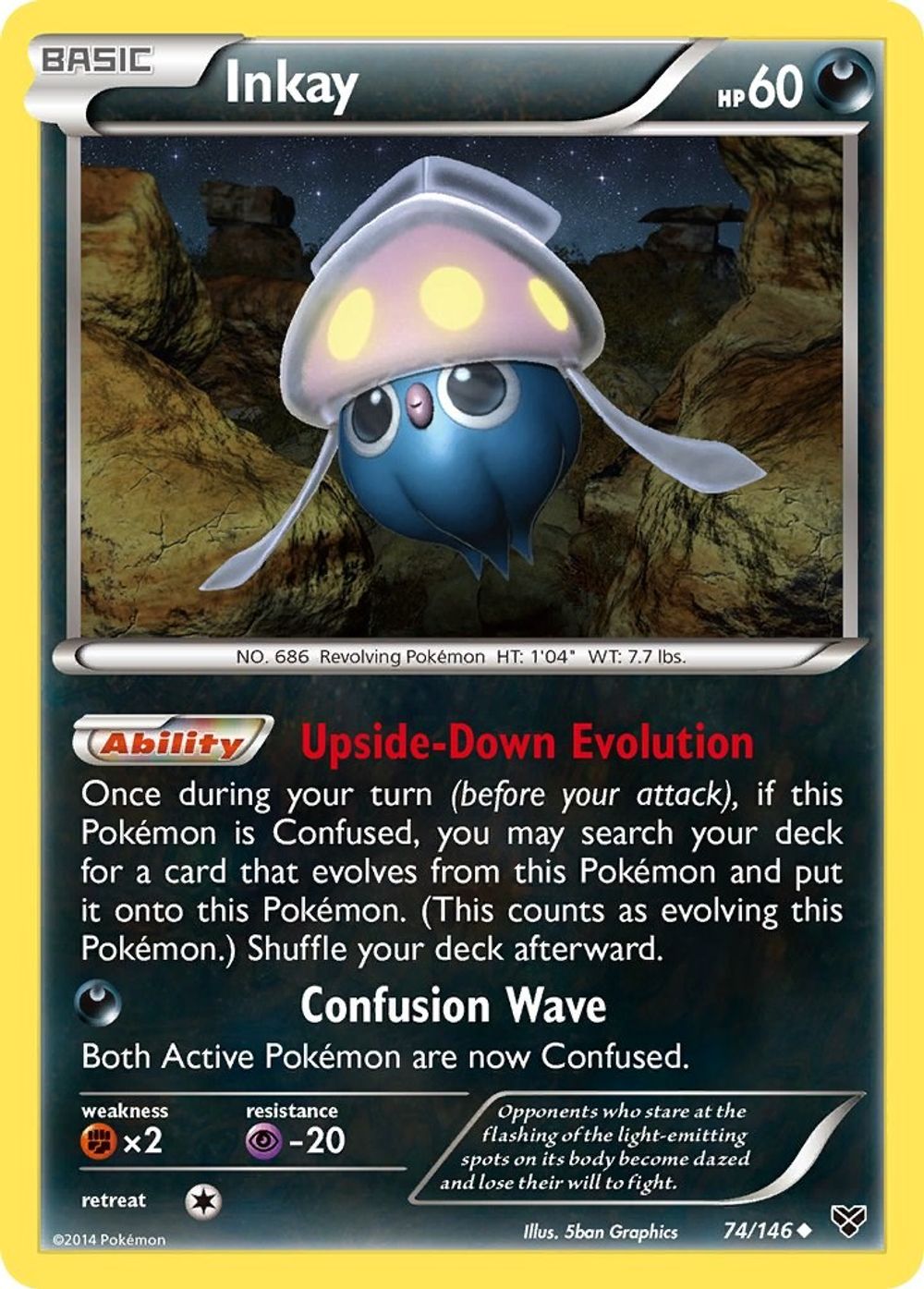 Inkay (74) — XY Base Set