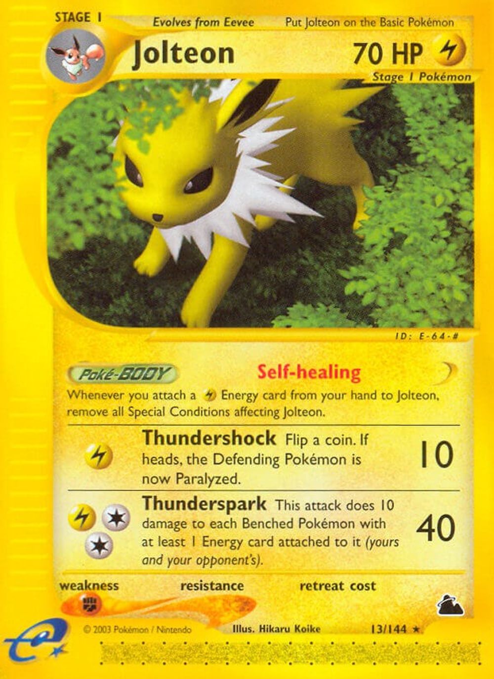 Jolteon (13) — Skyridge