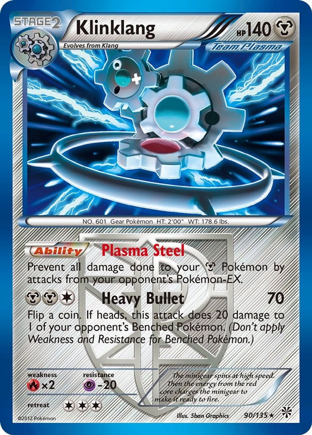 Klinklang (Team Plasma) — Plasma Storm