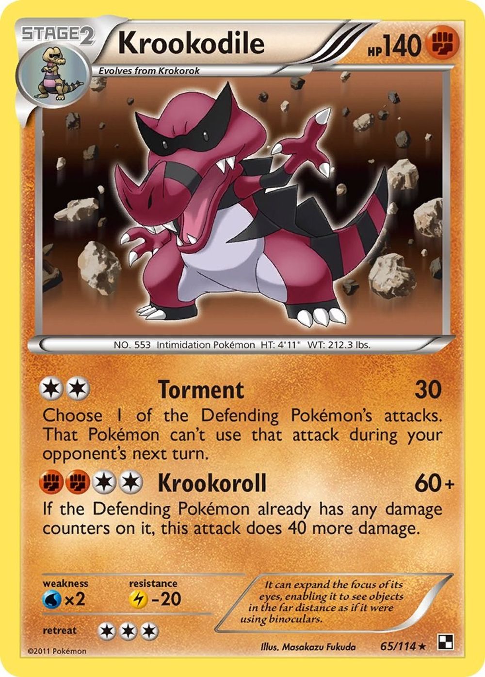Krookodile — Black and White