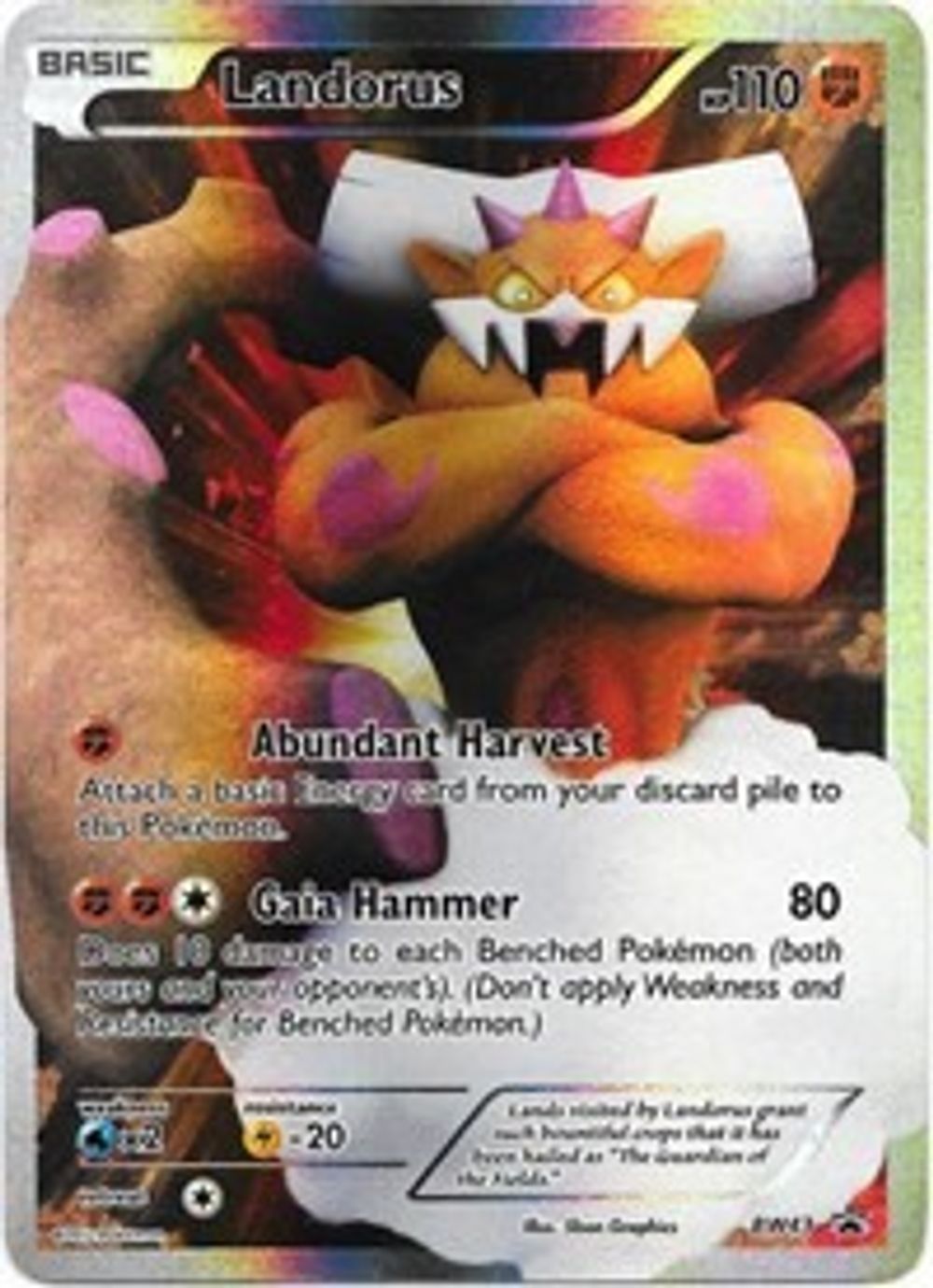 Landorus - BW43 — Black and White Promos