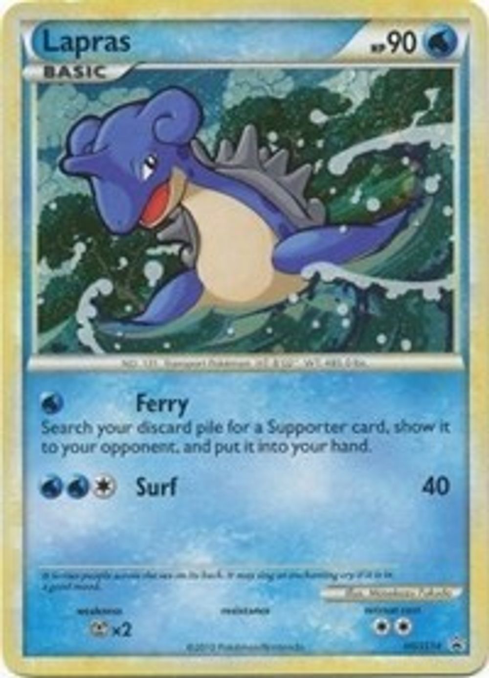 Lapras - HGSS14 — HGSS Promos