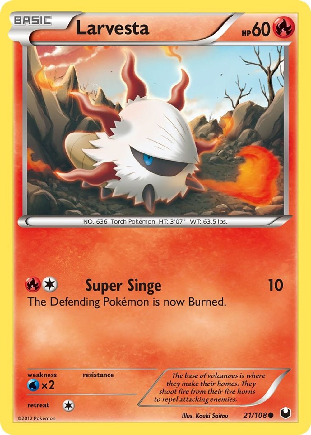 Larvesta (21) — Dark Explorers