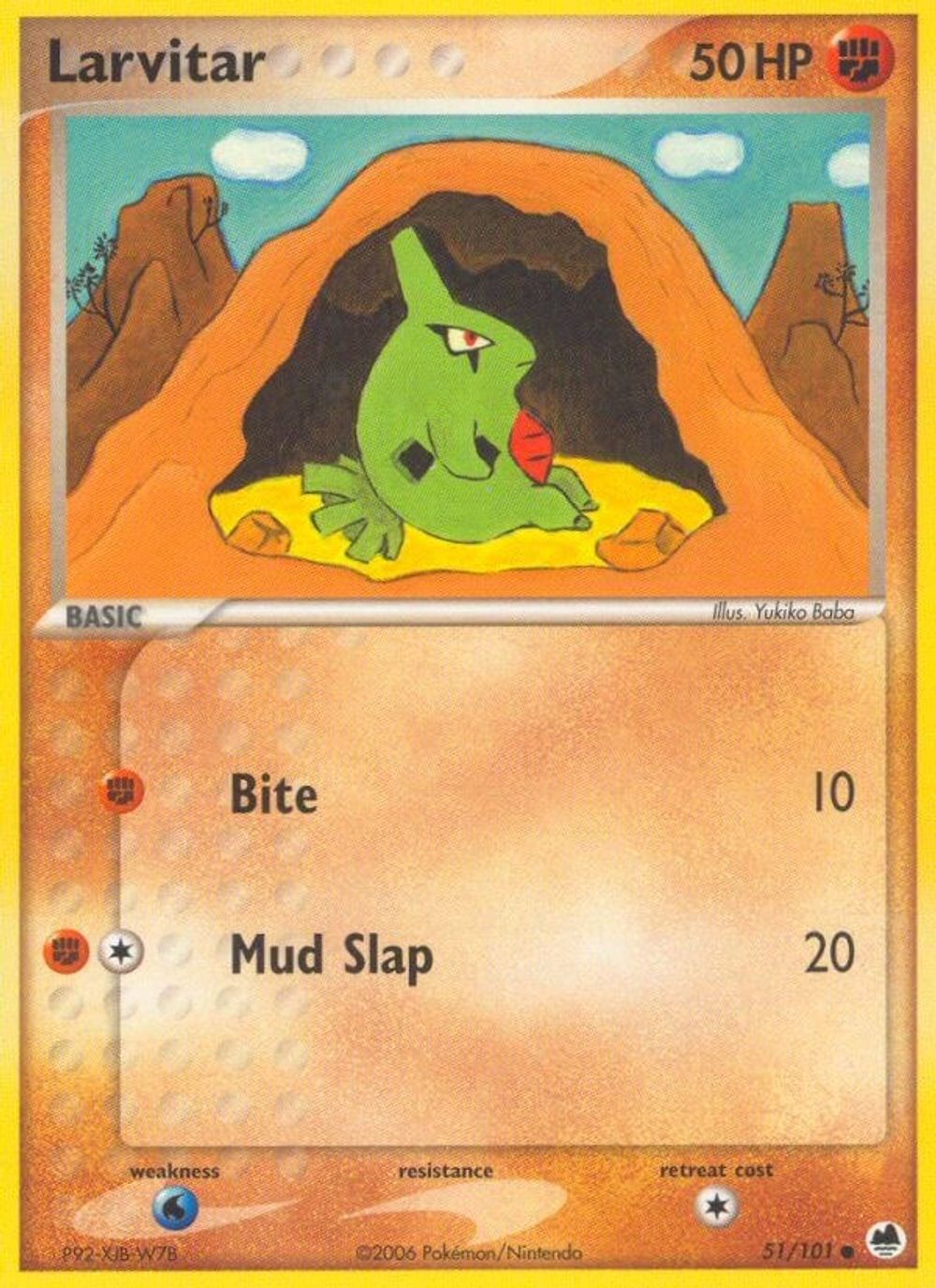 Larvitar — Dragon Frontiers