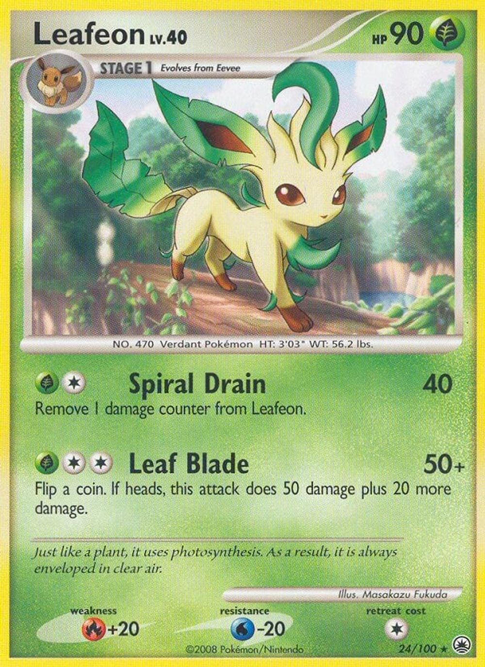 Leafeon (24) — Majestic Dawn