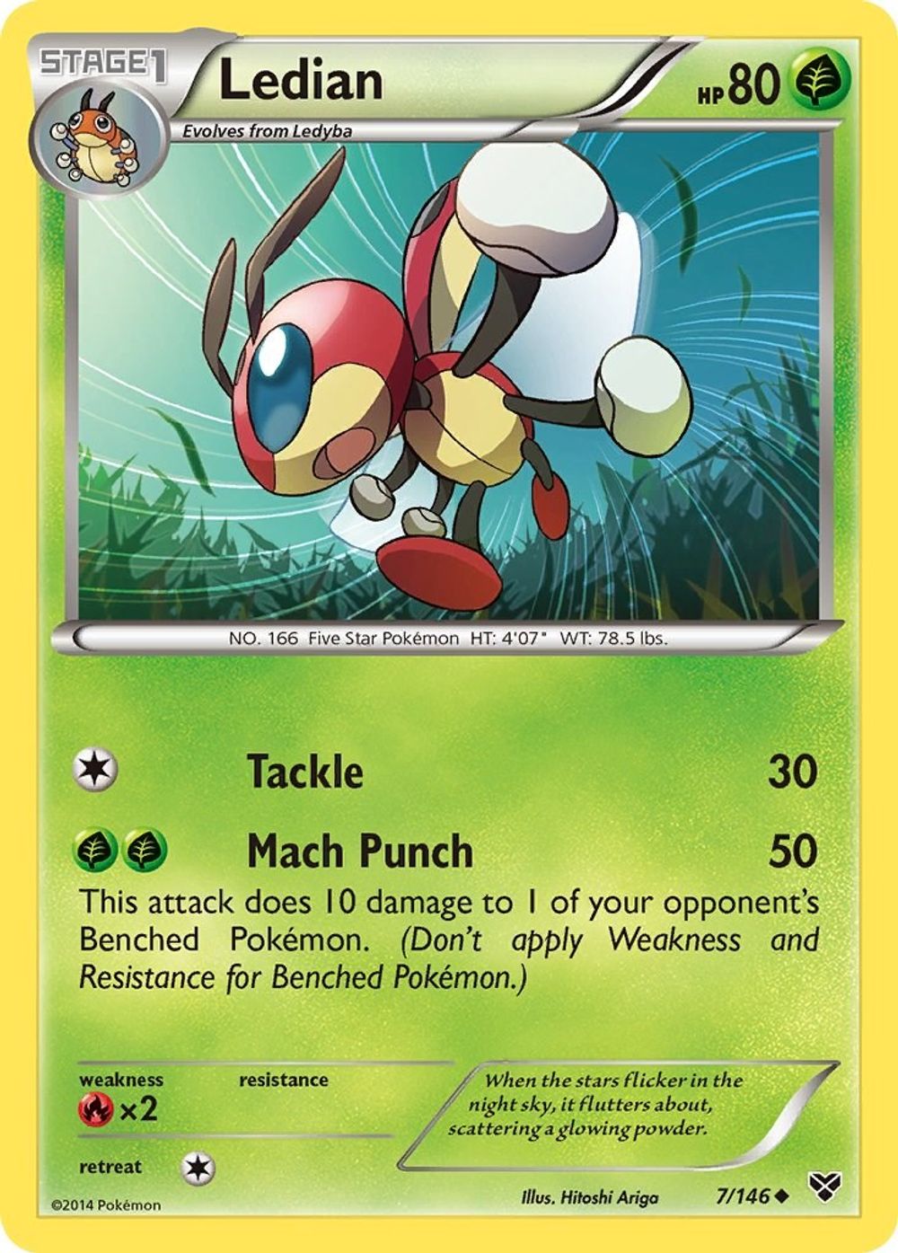 Ledian — XY Base Set