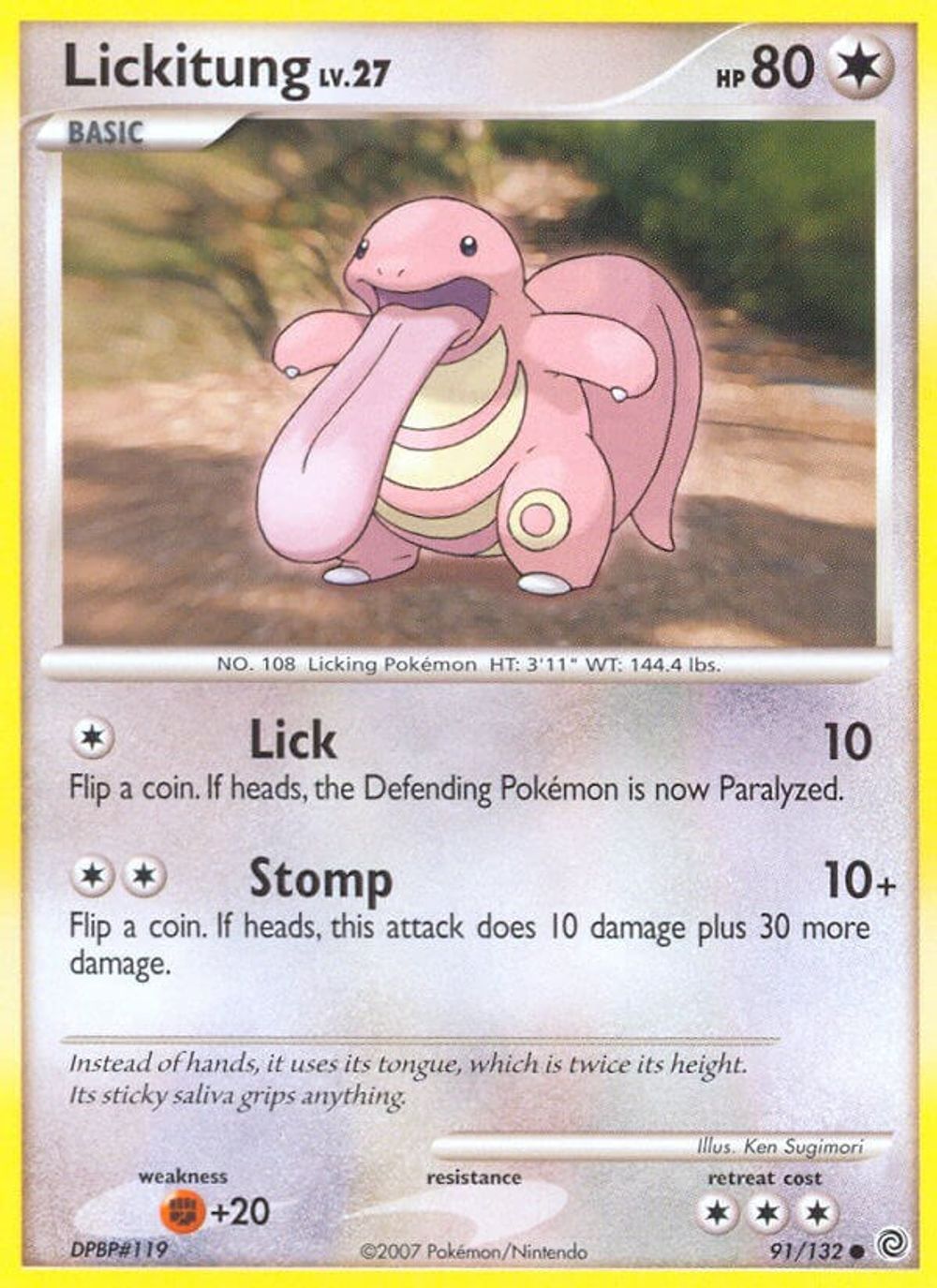 Lickitung — Secret Wonders