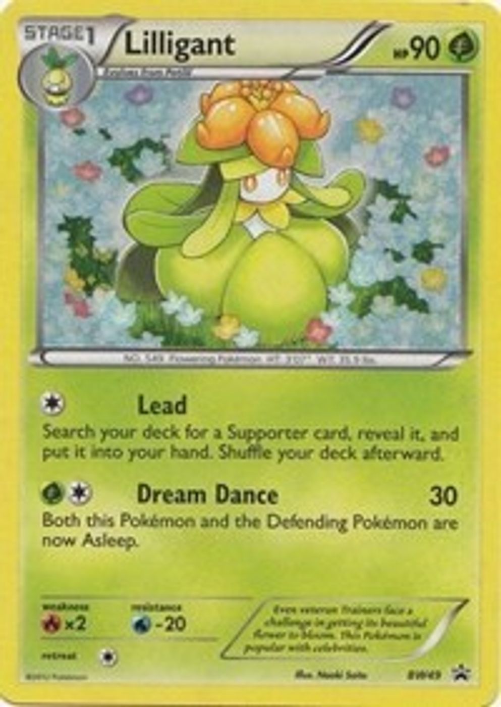 Lilligant - BW49 — Black and White Promos