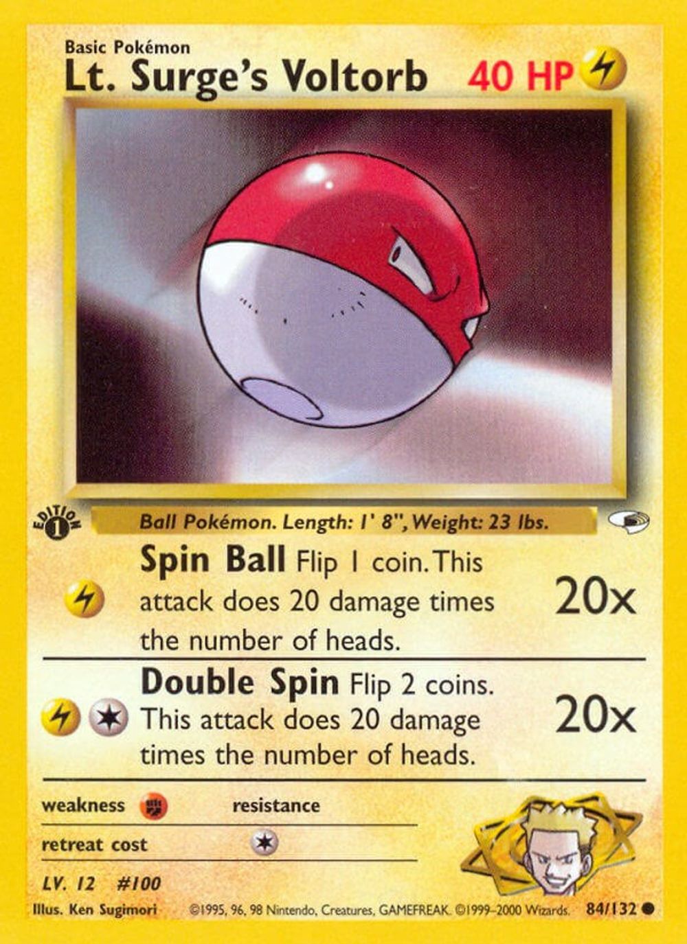 Lt. Surge's Voltorb — Gym Heroes