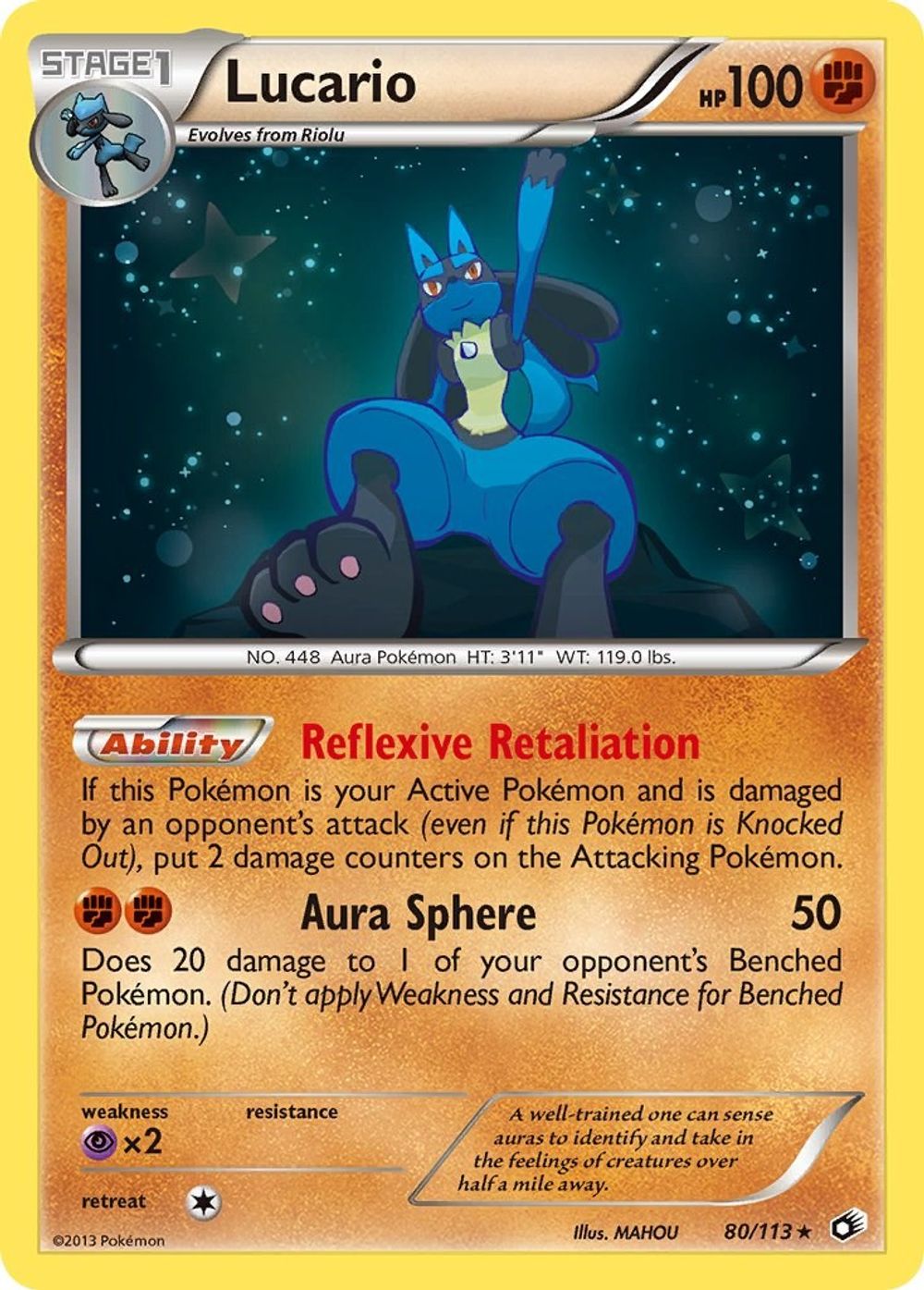 Lucario — Legendary Treasures