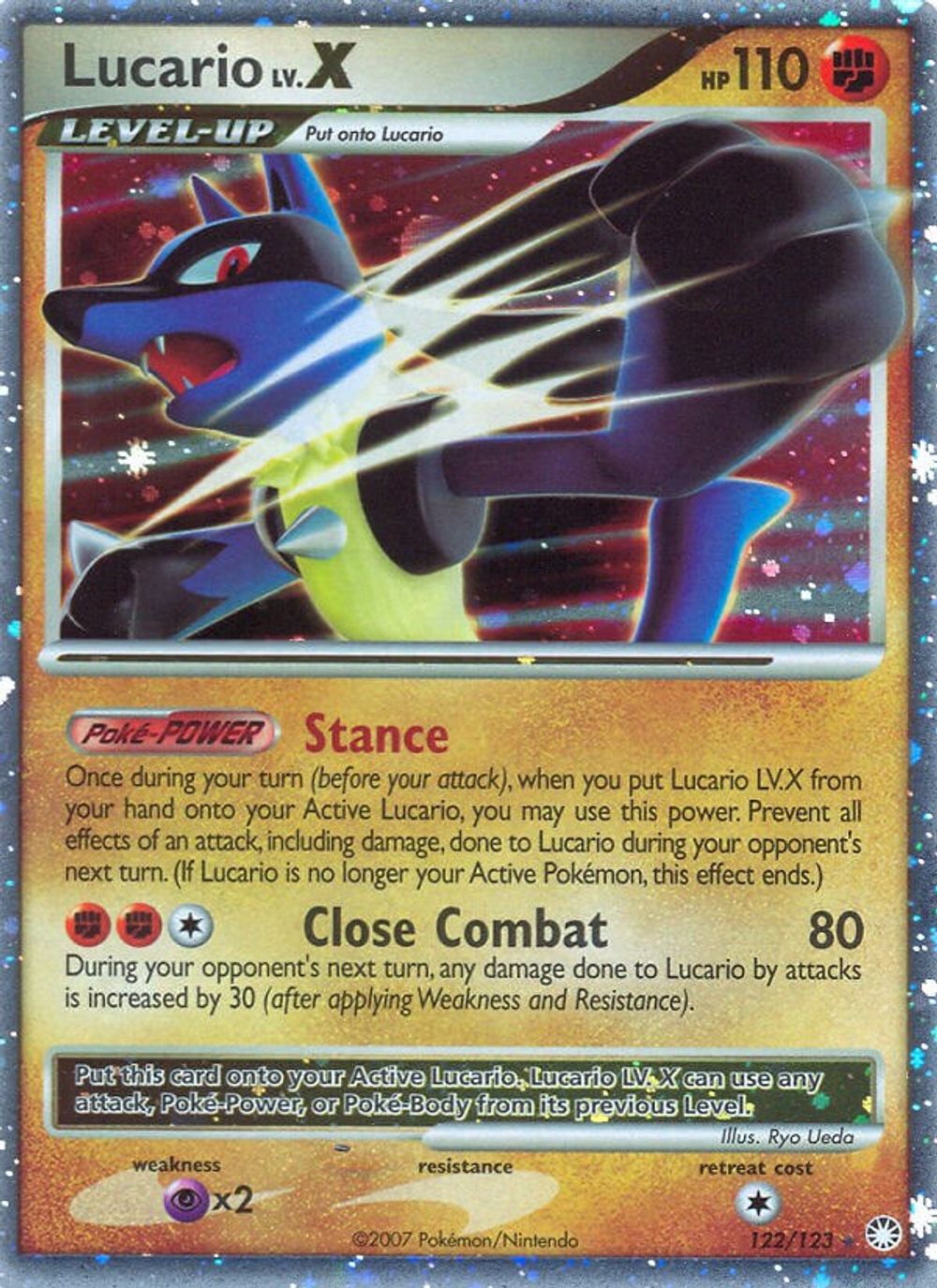 Lucario LV.X — Mysterious Treasures