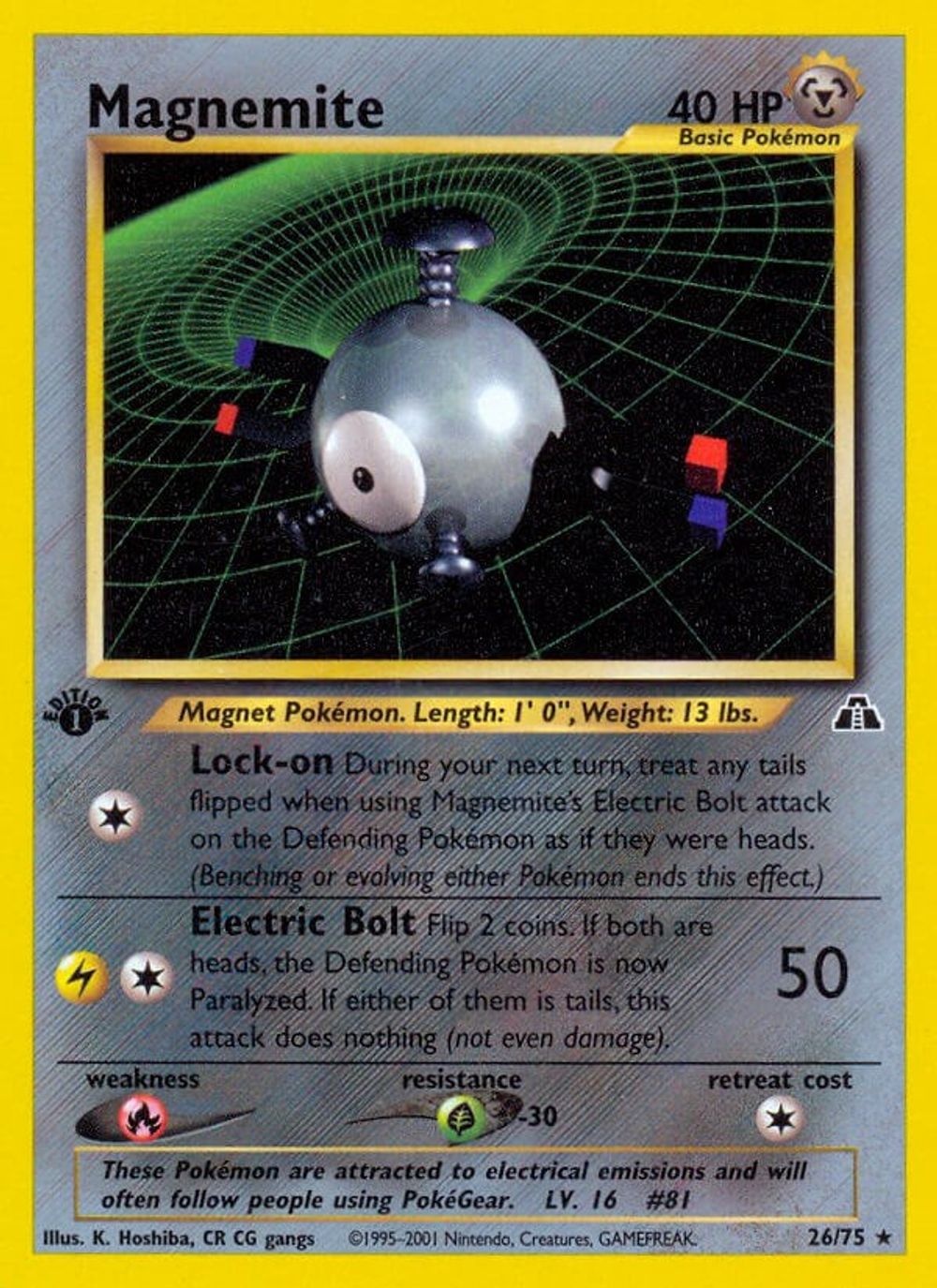 Magnemite (26) — Neo Discovery