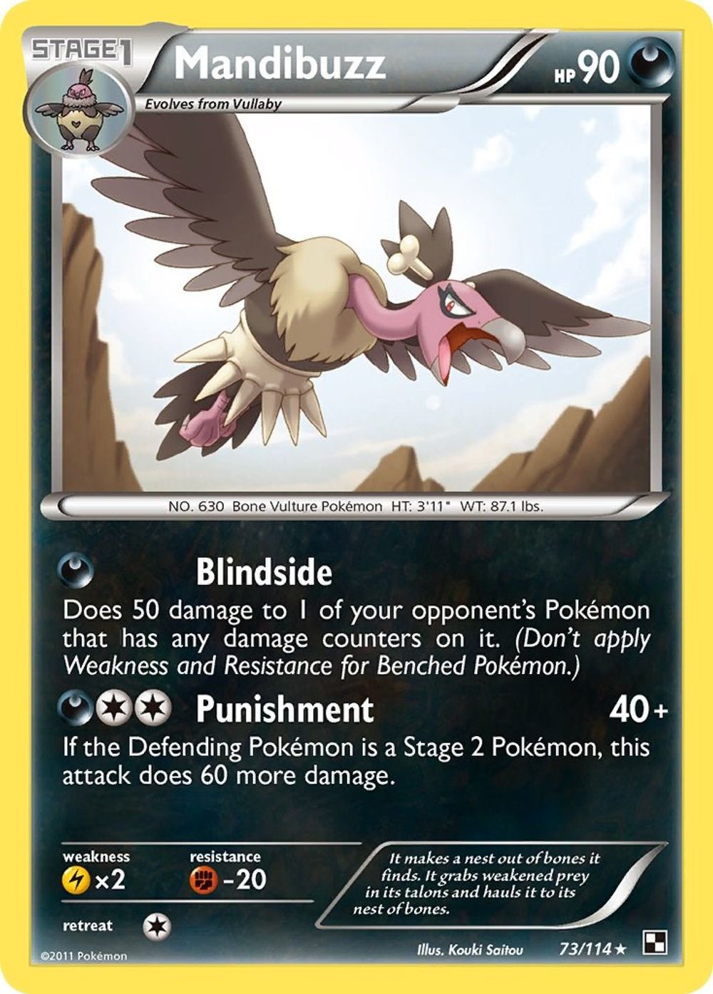 Mandibuzz — Black and White