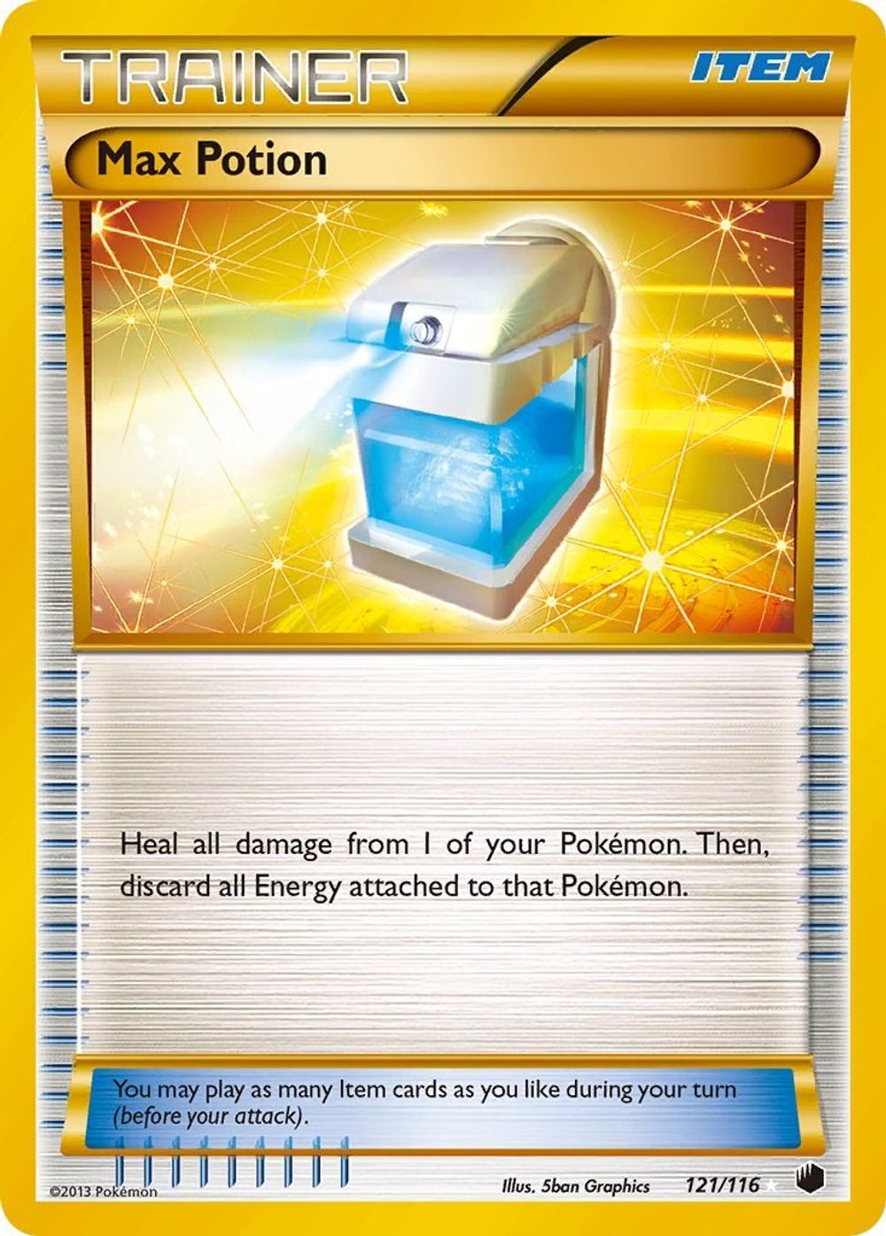 Max Potion (121 Secret Rare) — Plasma Freeze