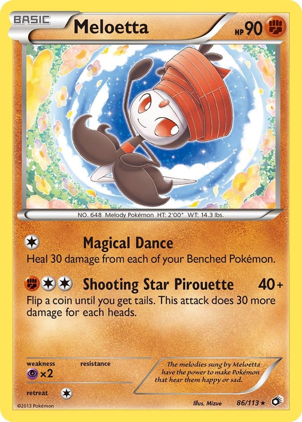 Meloetta (86) — Legendary Treasures