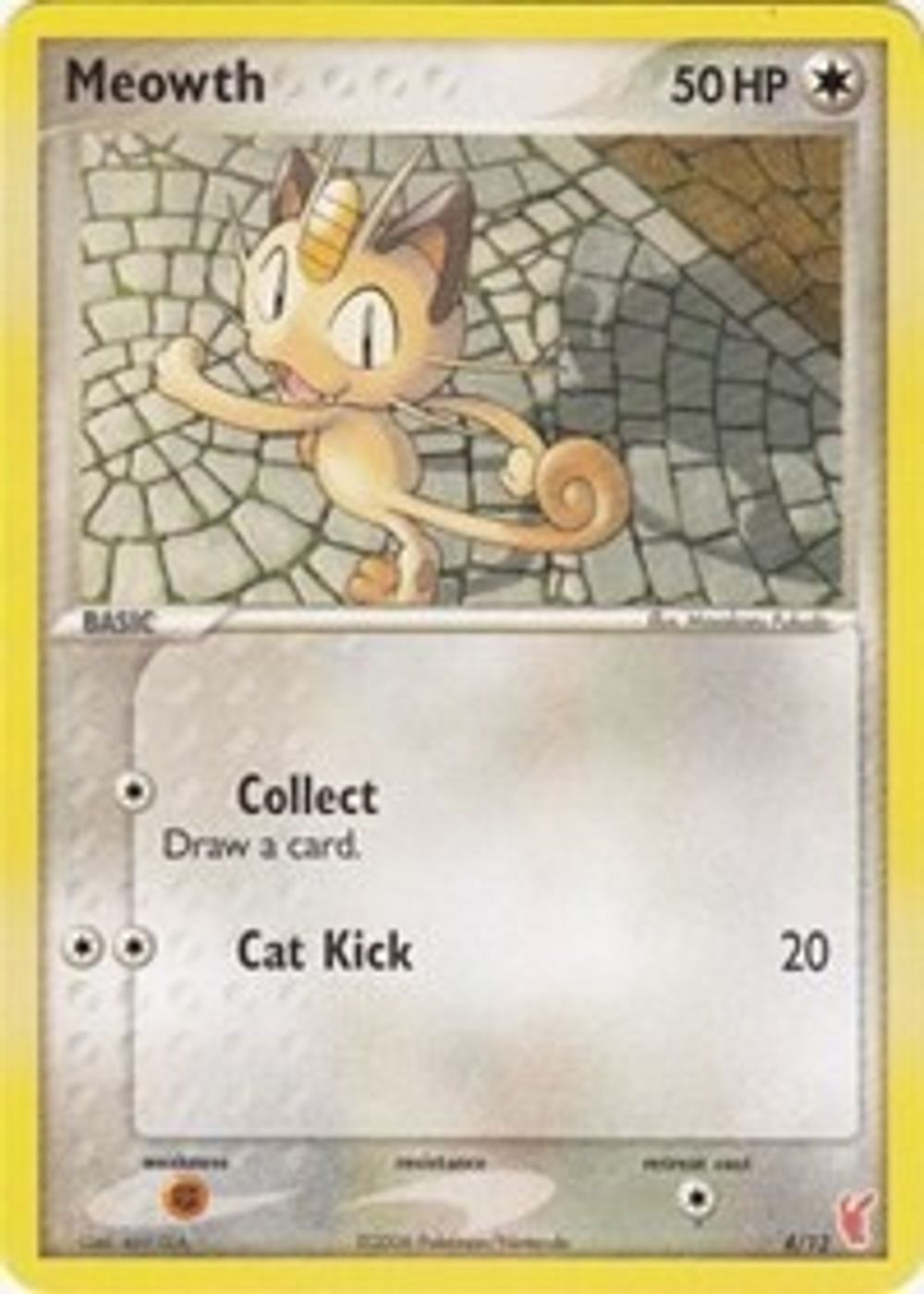 Meowth — EX Trainer Kit 2: Plusle & Minun