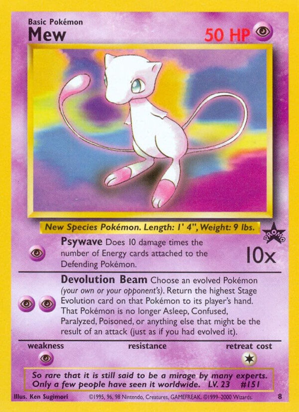 Mew (8) — WoTC Promo