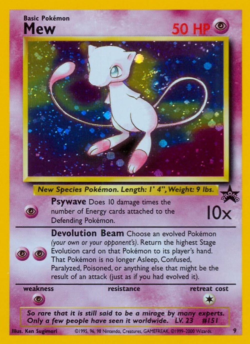 Mew (9) — WoTC Promo