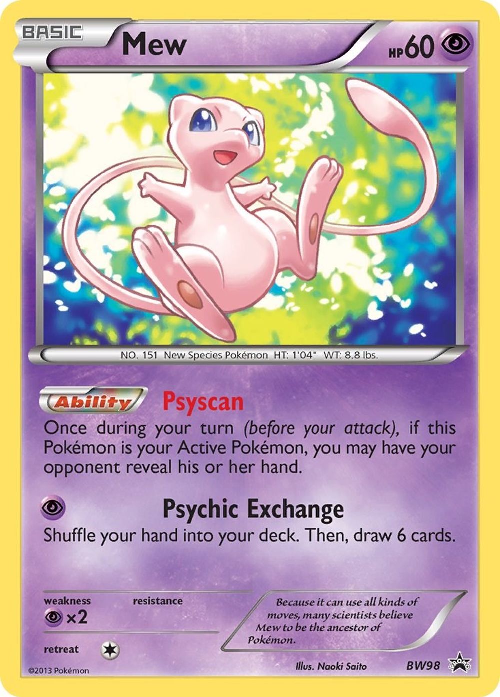 Mew - BW98 — Black and White Promos