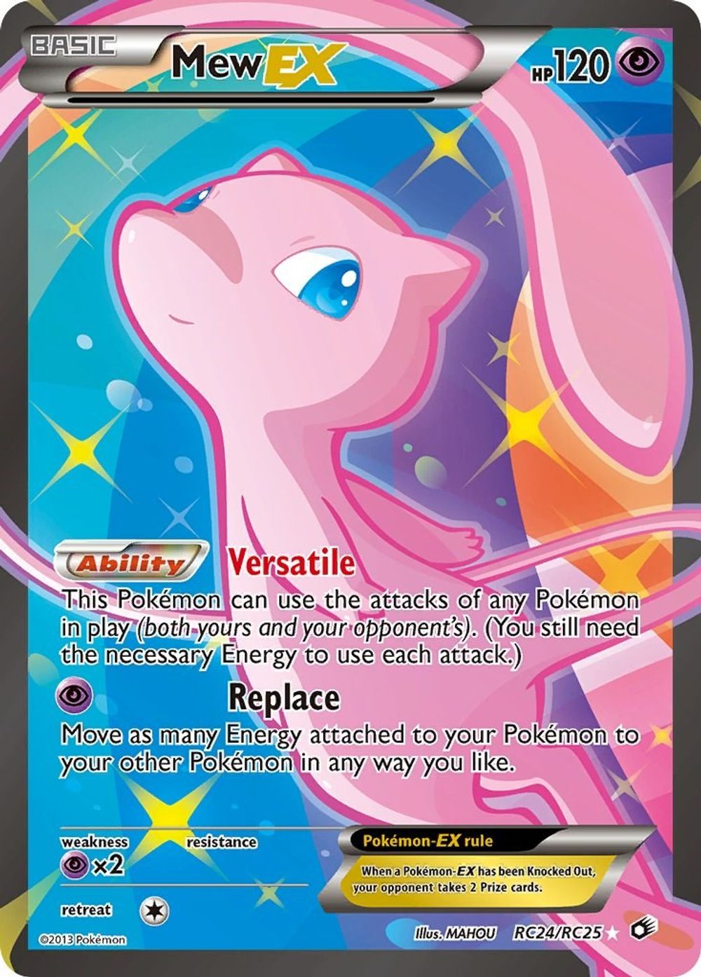 Mew EX (Full Art) — Legendary Treasures: Radiant Collection