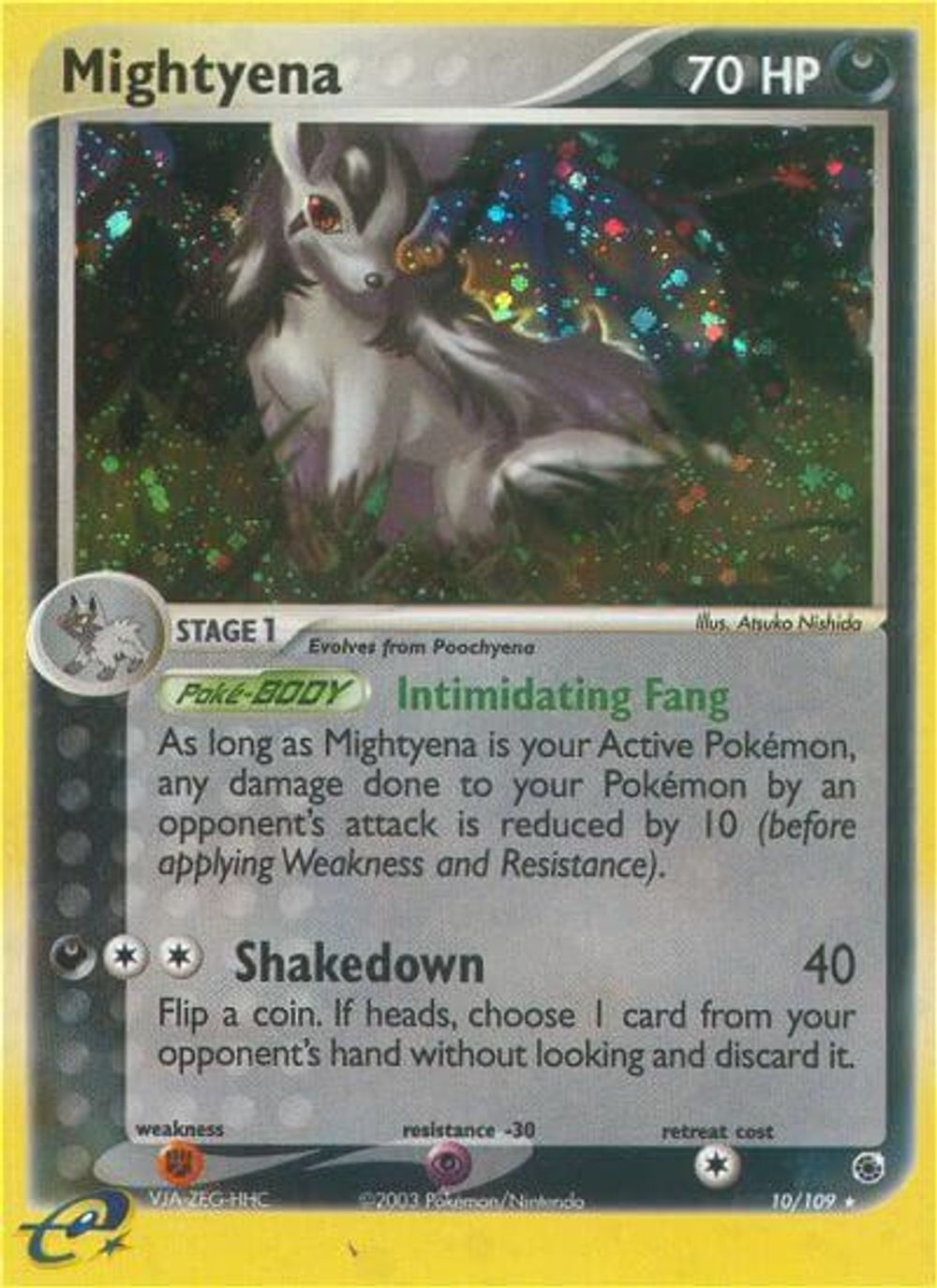 Mightyena - 10/109 — Ruby and Sapphire