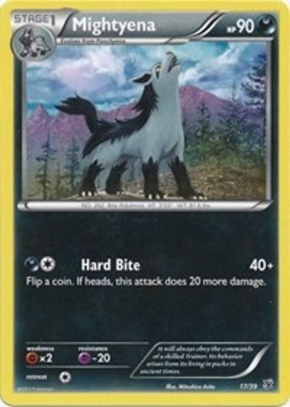 Mightyena — Kalos Starter Set