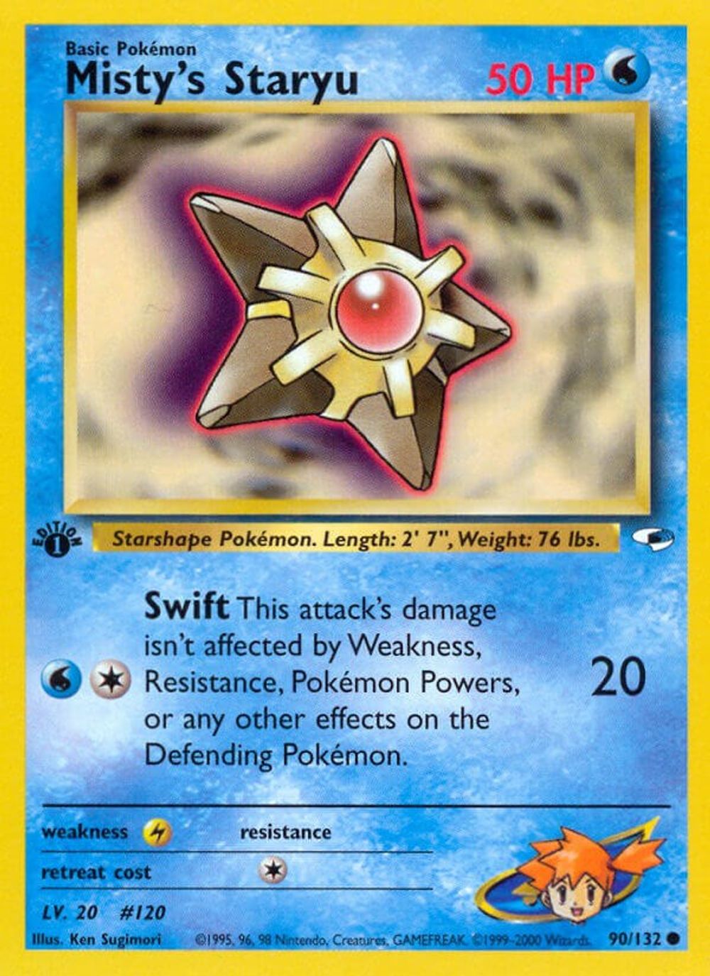 Misty's Staryu — Gym Heroes