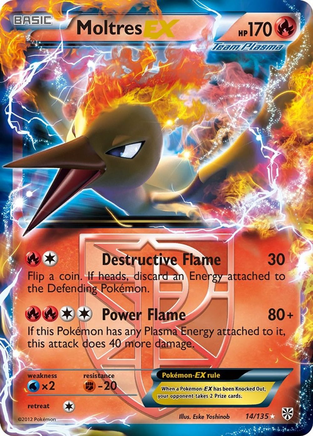 Moltres EX (Team Plasma) — Plasma Storm