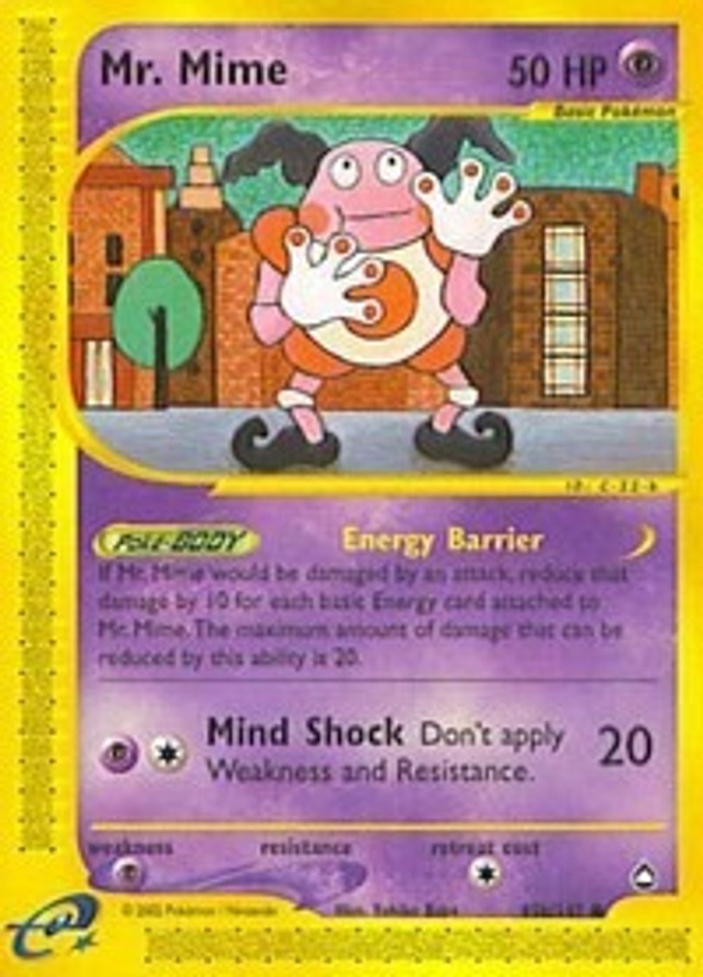 Mr. Mime (95b) — Aquapolis