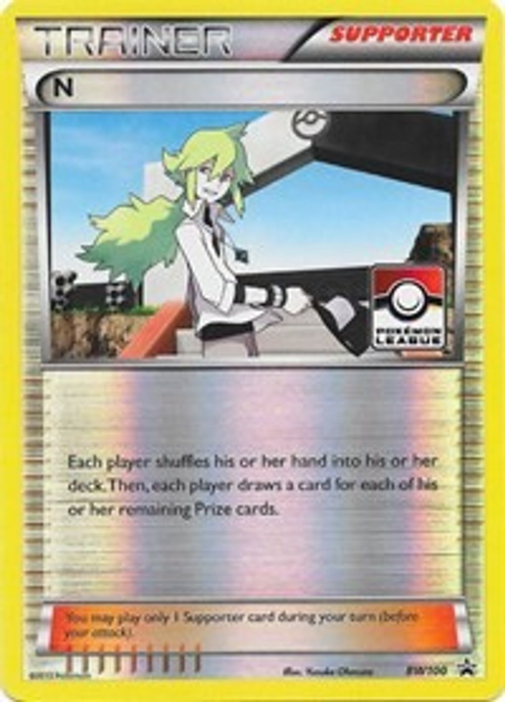 N (Supporter) - BW100 — Black and White Promos
