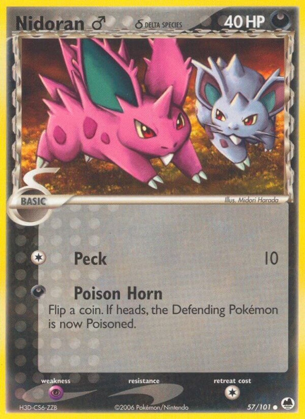 Nidoran M (Delta Species) — Dragon Frontiers