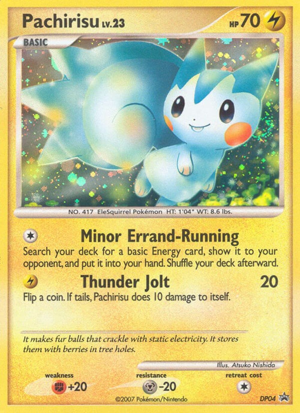 Pachirisu - DP04 — Diamond and Pearl Promos