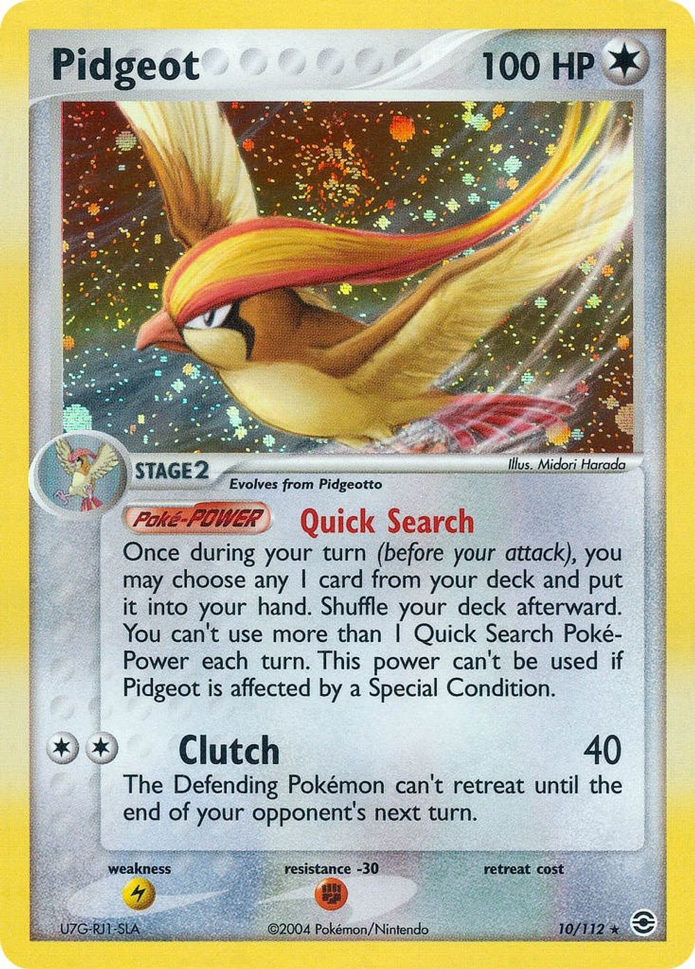 Pidgeot — FireRed & LeafGreen
