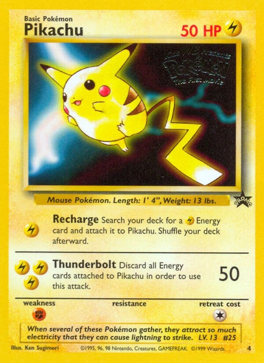 Pikachu (Movie Promo) — WoTC Promo