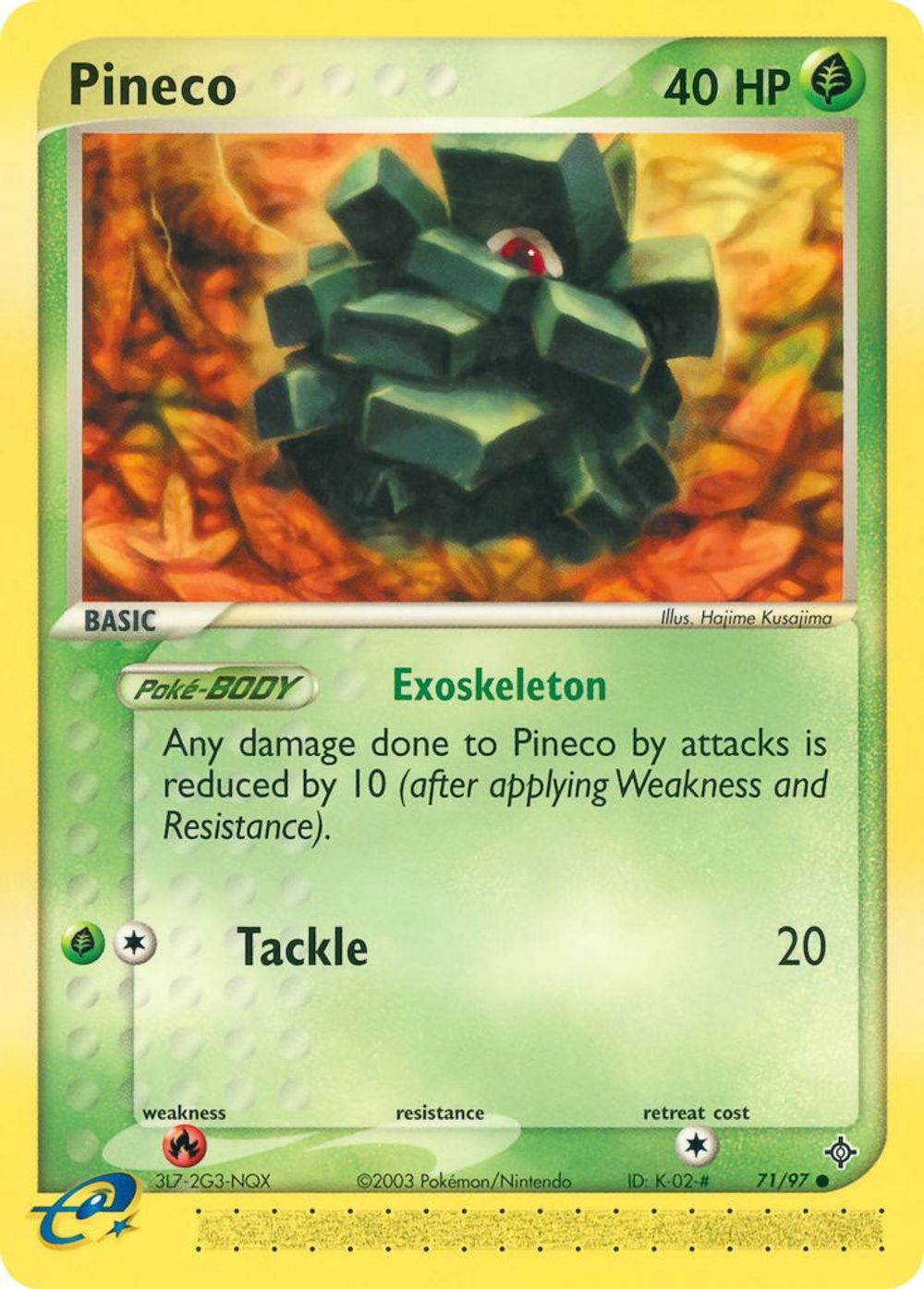 Pineco — Dragon