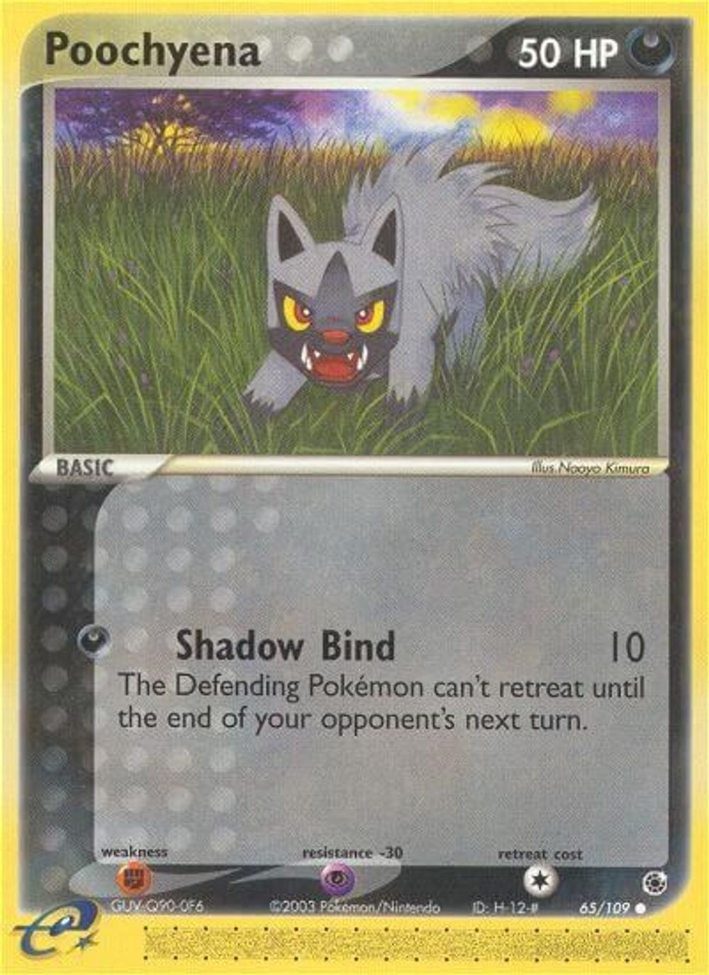 Poochyena - 65/109 — Ruby and Sapphire