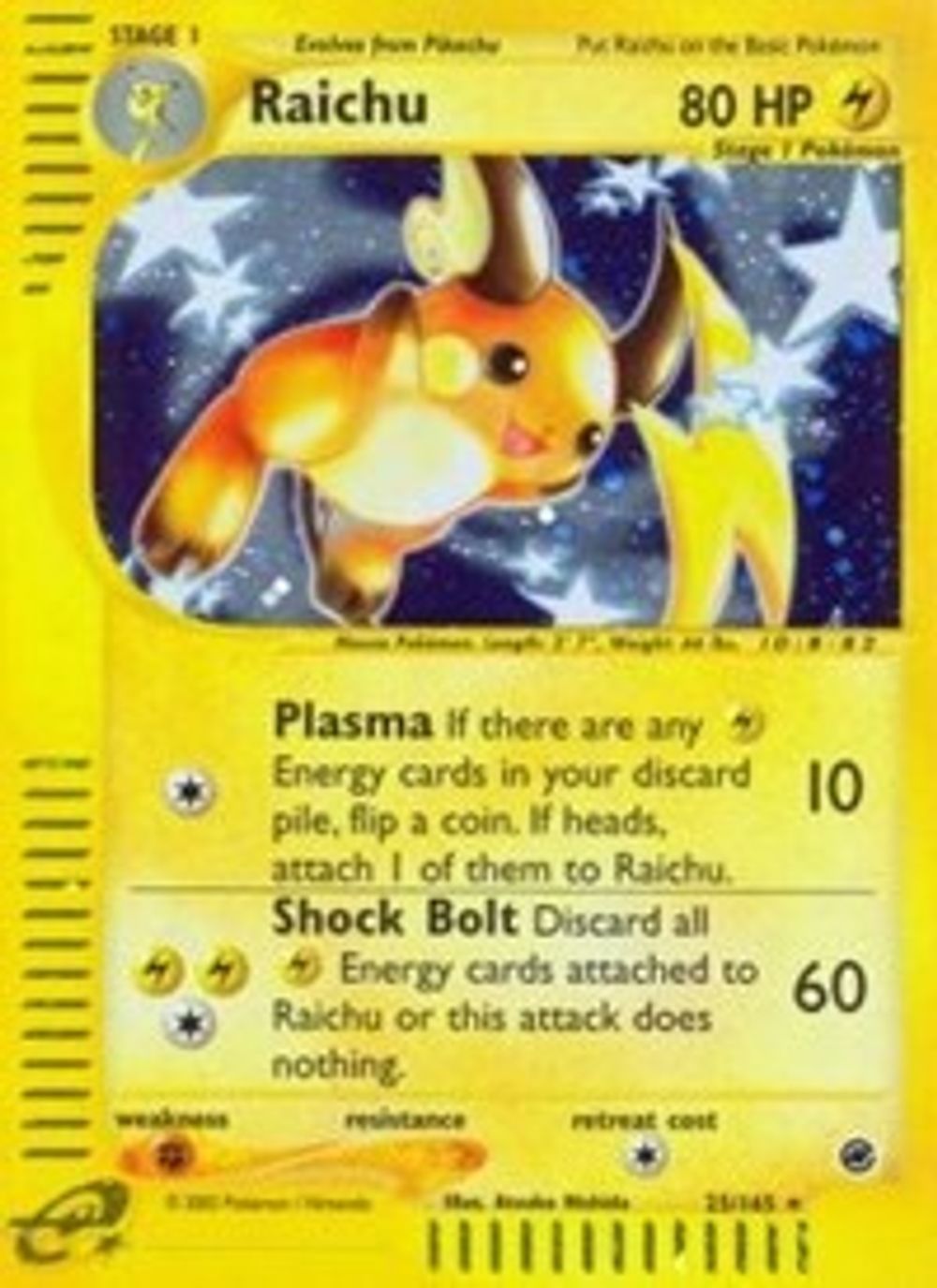 Raichu (25) — Expedition