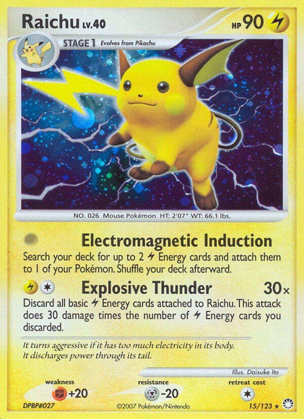 Raichu — Mysterious Treasures