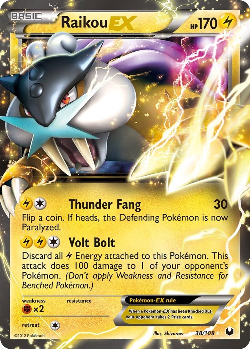 Raikou EX — Dark Explorers