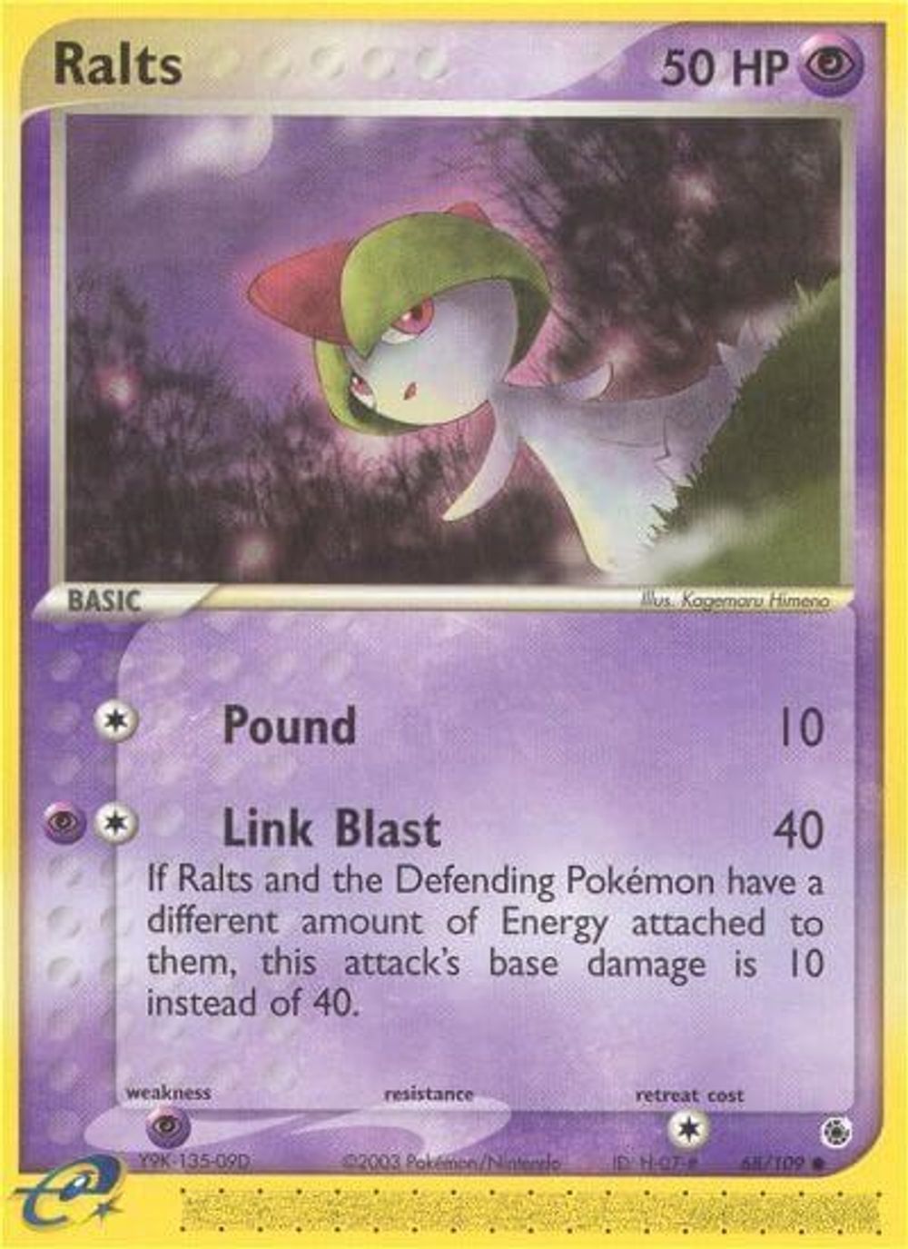 Ralts - 68/109 — Ruby and Sapphire