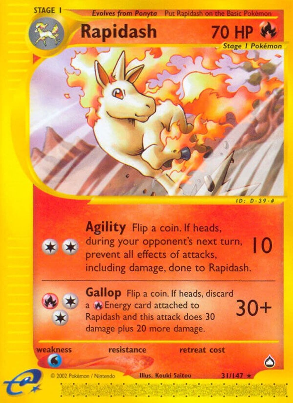 Rapidash — Aquapolis