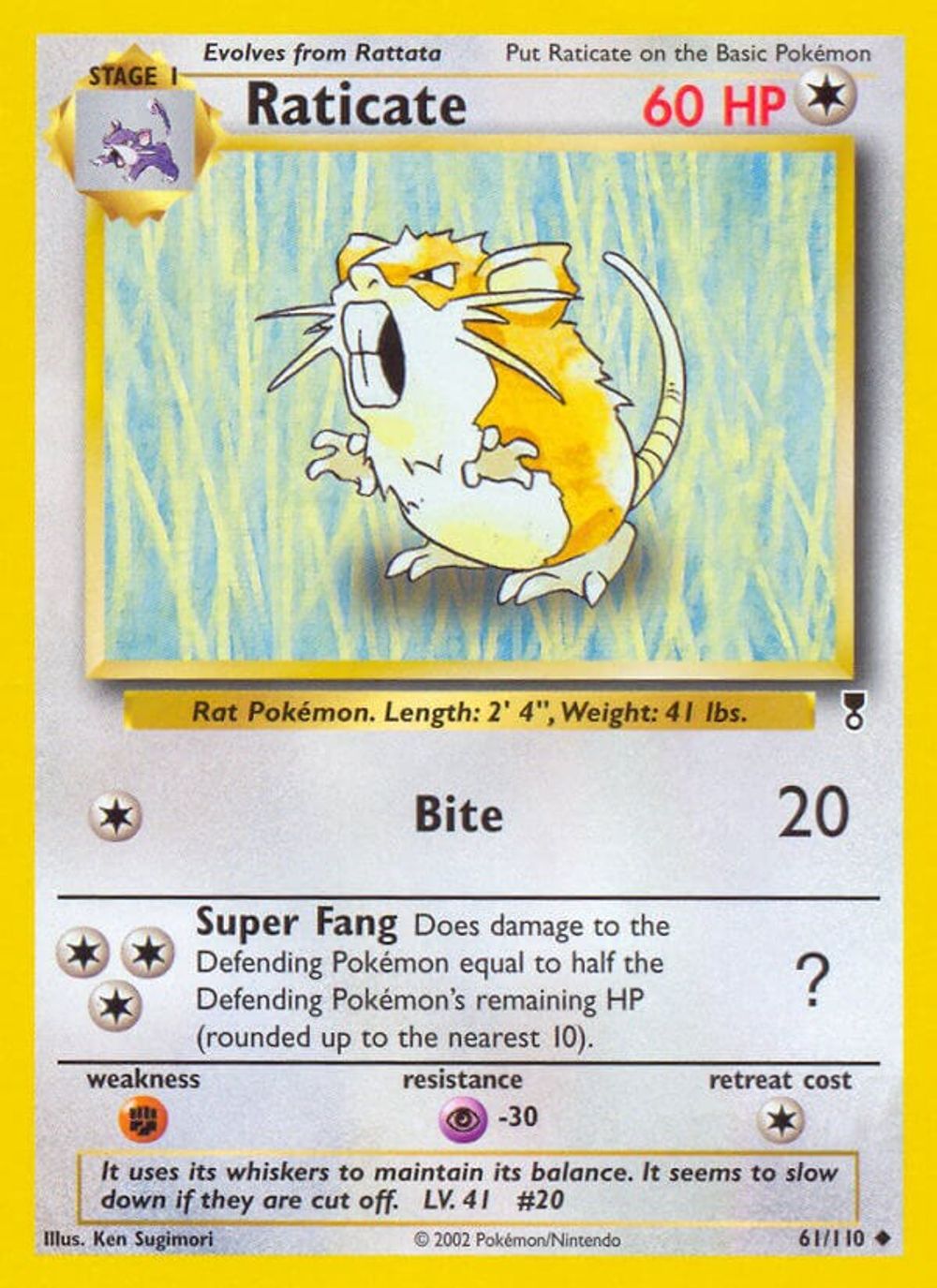Raticate — Legendary Collection