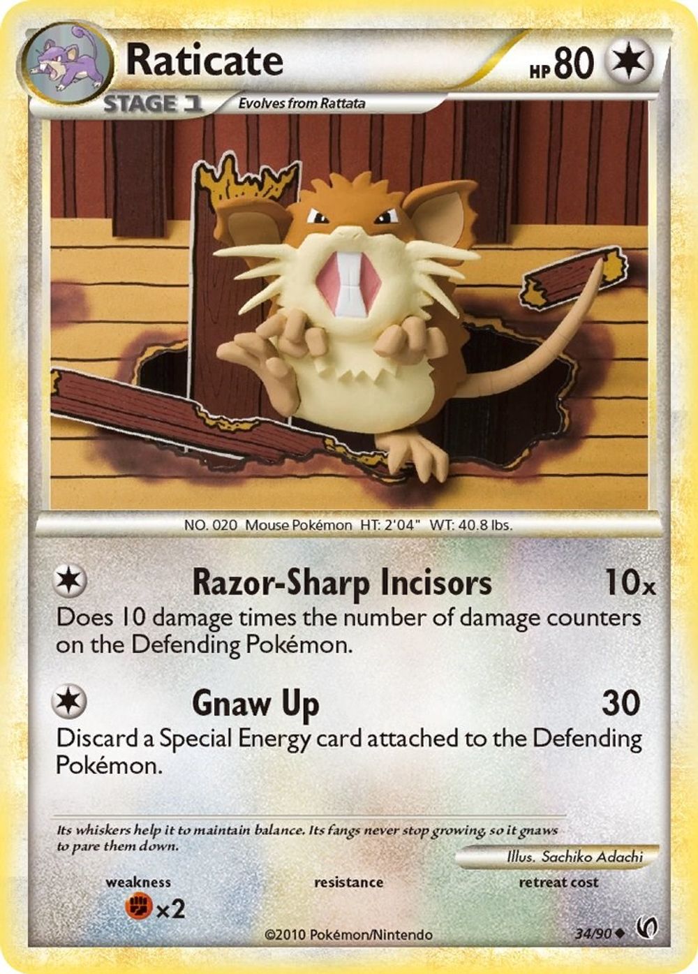 Raticate — Undaunted