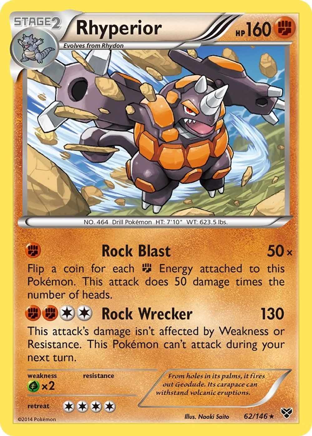 Rhyperior — XY Base Set