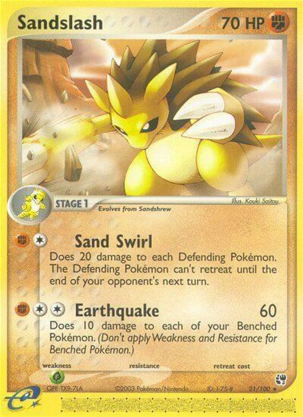 Sandslash — Sandstorm