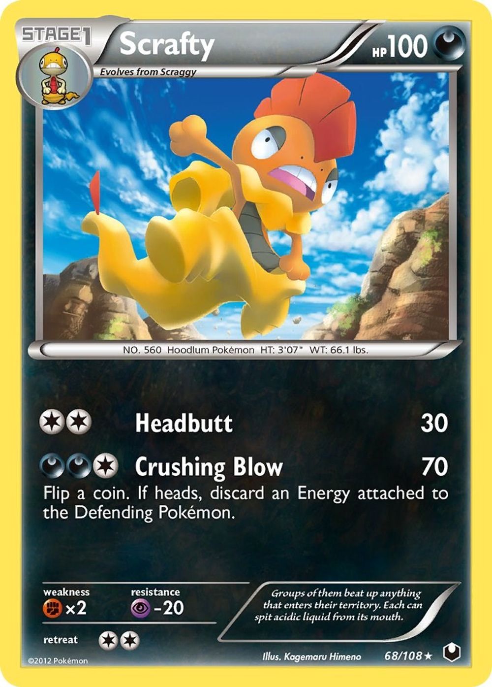 Scrafty — Dark Explorers
